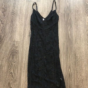 Bebe Sheer Lace Dress